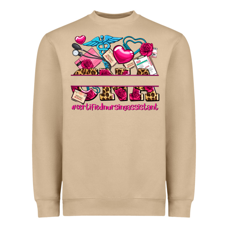 Valentines Day Cna Certified Nursing Assistant Heavyweight Sweatshirt by AdoDesignShop | Teevron