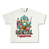 Pistachio Dental Assistant Dentist Frappe Urban Heavy Tee - FaDigitalArtStudio