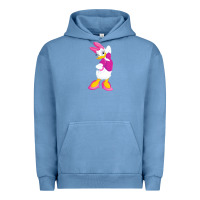 Pigment Pebble Blue daisy duck Urban Hoodie - baoMotion