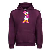 Mauve Wine daisy duck Urban Hoodie - baoMotion