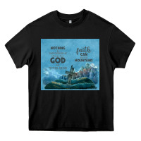 Black nothing is impossible with cross Heavy Core Tee - TumblerDesignByShophia