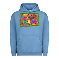 Pigment Pebble Blue summer vibes watermelon Urban Hoodie - JahusDesignShop