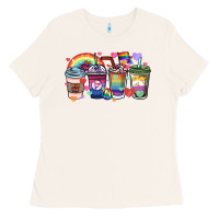 Bone lgbtq coffee cups Ladies Tee - HowdyJamesFarm