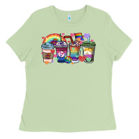 Matcha lgbtq coffee cups Ladies Tee - HowdyJamesFarm
