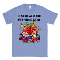Colony Blue its fine were fine everything is fine Classic Tee - CowGirlArtShop