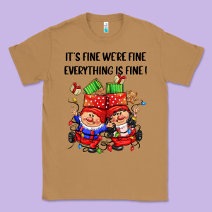 Its Fine Were Fine Everything Is Fine Classic Tee Designed By Cowgirlartshop