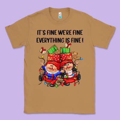 Its Fine Were Fine Everything Is Fine Classic Tee Designed By Cowgirlartshop
