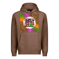 Chestnut halloween cow mama Premium Hoodie - LillyAllenDesigns