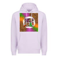 Lilac halloween cow mama Premium Hoodie - LillyAllenDesigns