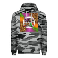 Slate Camo halloween cow mama Premium Hoodie - LillyAllenDesigns