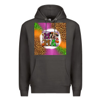 Smoke halloween cow mama Premium Hoodie - LillyAllenDesigns