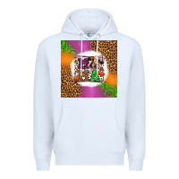 White halloween cow mama Premium Hoodie - LillyAllenDesigns