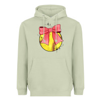 Matcha coquette softball bow Heavyweight Hoodie - JahusDesignShop