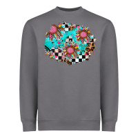 Storm race sunflower patches Heavyweight Sweatshirt - AdoDesignShop