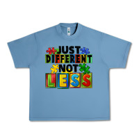 Pebble Blue Just different not less Urban Heavy Tee - FaDigitalArtStudio