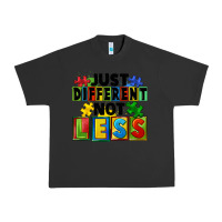 Pigment Black Just different not less Urban Heavy Tee - FaDigitalArtStudio