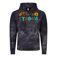 Cloud Black she is strong Vintage Hoodie - BundleAndBundleShop