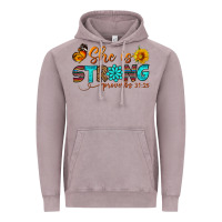 Vintage Zinc she is strong Vintage Hoodie - BundleAndBundleShop