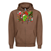 Chestnut lpn christmas nurse with Zipper Hoodie - AdoDesignShop