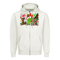 Oatmeal Heather lpn christmas nurse with Zipper Hoodie - AdoDesignShop