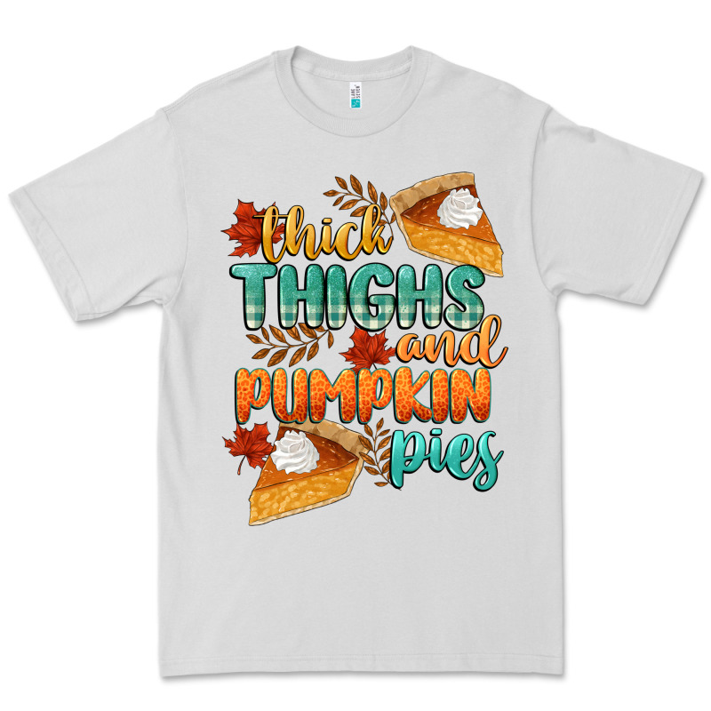 Thick Thighs And Pumpkin Pies Premium Tee by CowGirlArtShop | Teevron