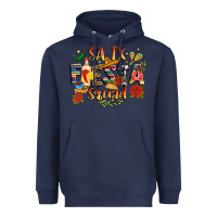 Navy fiesta squad Heavyweight Hoodie - JahusDesignShop