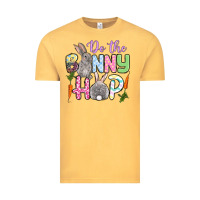 Vintage Mustard Do the bunny hop Easter Vintage Tee - OliviaCreatesArt