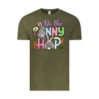 Vintage Olive Do the bunny hop Easter Vintage Tee - OliviaCreatesArt