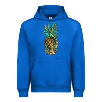 Cobalt leopar turquoise pineapple Urban Hoodie - JahusDesignShop