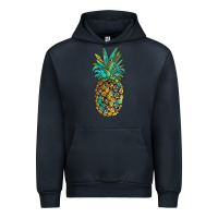 Navy leopar turquoise pineapple Urban Hoodie - JahusDesignShop
