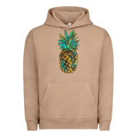 Pigment Burro leopar turquoise pineapple Urban Hoodie - JahusDesignShop