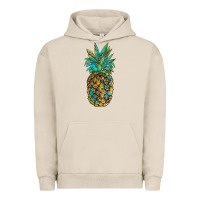 Pigment French Oak leopar turquoise pineapple Urban Hoodie - JahusDesignShop