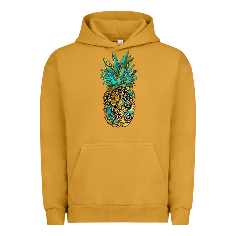 Leopar Turquoise Pineapple Urban Hoodie by JahusDesignShop | Teevron