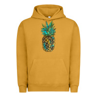 Pigment Peanut Butter leopar turquoise pineapple Urban Hoodie - JahusDesignShop