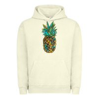 Pigment Pistachio leopar turquoise pineapple Urban Hoodie - JahusDesignShop
