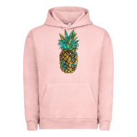 Pigment Salmon leopar turquoise pineapple Urban Hoodie - JahusDesignShop