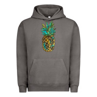 Pigment Tornado leopar turquoise pineapple Urban Hoodie - JahusDesignShop