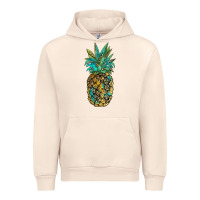 Sandshell leopar turquoise pineapple Urban Hoodie - JahusDesignShop