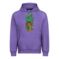 Tulip leopar turquoise pineapple Urban Hoodie - JahusDesignShop