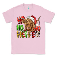 Bubblegum Pink ho ho ho heifer Classic Tee - CowGirlArtShop