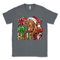 Charcoal Heather ho ho ho heifer Classic Tee - CowGirlArtShop