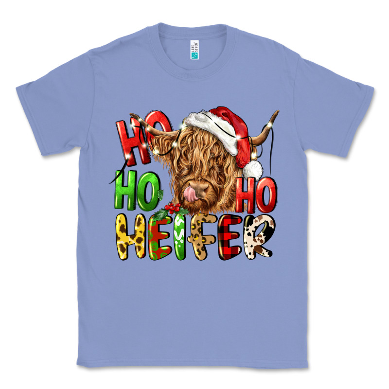Ho Ho Ho Heifer Classic Tee by CowGirlArtShop | Teevron