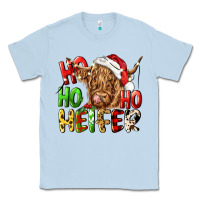 Dusty Blue ho ho ho heifer Classic Tee - CowGirlArtShop