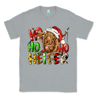 Heather Grey ho ho ho heifer Classic Tee - CowGirlArtShop