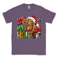 Lavender ho ho ho heifer Classic Tee - CowGirlArtShop