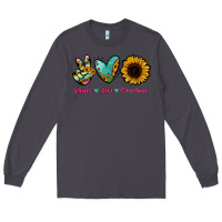 Smoke Peace Love Sunshine Long Sleeve Tee - RanaPortraitStore