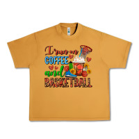 Peanut Butter I Run On Coffee And Basketball Frappe Urban Heavy Tee - FaDigitalArtStudio