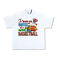 I Run On Coffee And Basketball Frappe Urban Heavy Tee | Teevron