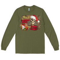Army Green this is as merry as i get skull Long Sleeve Tee - FaDigitalArtStudio