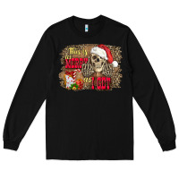 Black this is as merry as i get skull Long Sleeve Tee - FaDigitalArtStudio